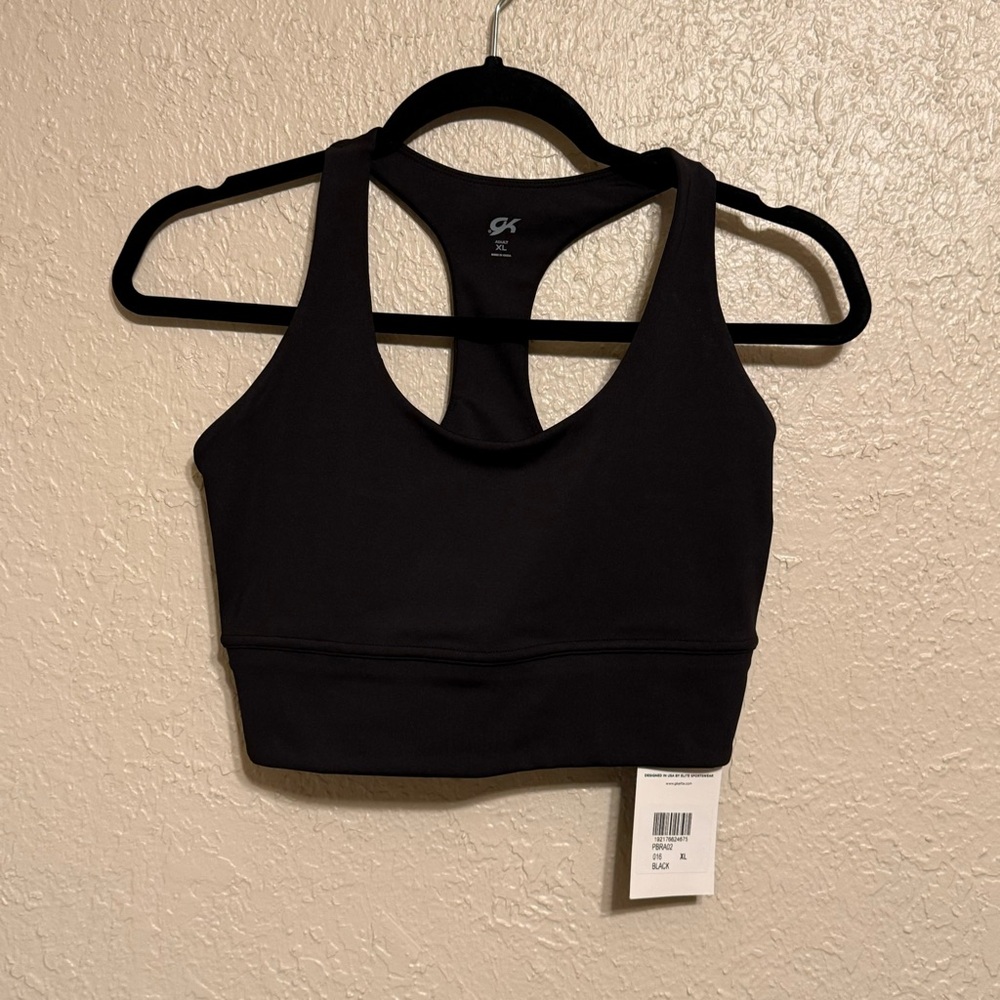 Cheer Black Sports Bra